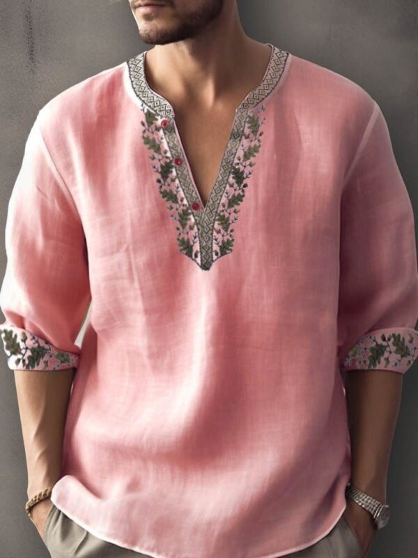 European And American 3D Digital Thermal Transfer Short Sleeve Shirt - Image 7